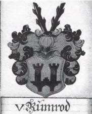 13 Wappen der Familie v. Romrod. Aus: Luttersche Chronik, 1747